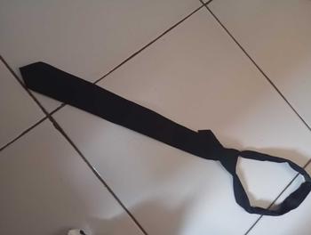 Product Review of ￼Dasi Hitam Perekat Kantor - Dasi hitam POlOS Perekat from m**g 0