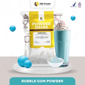 Bubuk Minuman Bubble Gum Premium Rasa Manis 1Kg DBD Powder Bisa Campur Susu atau Diseduh Dingin