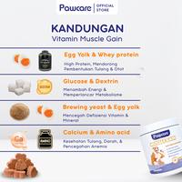 Gambar Pawcare - Vitamin Pertumbuhan Massa Otot Anjing Semua Usia - Vitamin Muscle Gain - High Protein - Mussle Gain dari Pawcare.id Kab. Tangerang 3 Tokopedia