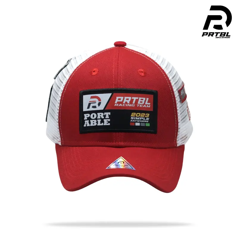 Prtbl Baseball Hat Series Racing PRTBL Merah Putih Shop