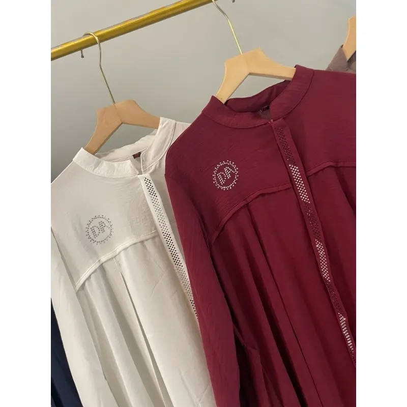 Gamis Maxi Cricle Airflow gamis wanita premium Muslim Crinkle dasar 7
