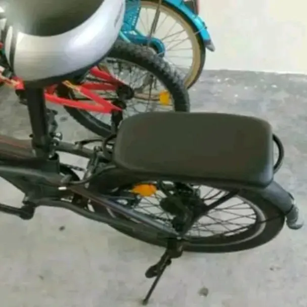 kursi alas boncengan sepeda ontel/sepeda lipat ukuran 30x15 2