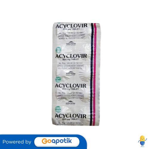 ACICLOVIR KIMIA FARMA 200 MG STRIP 10 TABLET