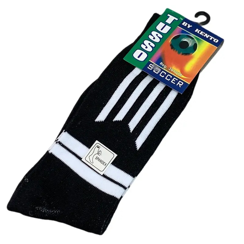 3 Pasang Kaos Kaki Bola Anak | Kaos kaki Futsal Tebal dan Halus Nyaman  Sports Socks kaos kaki kuning garis garis bola 2