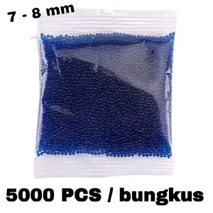 bola air rendaman 3000/5000/10000 warna biru 4 jam 7-8mm