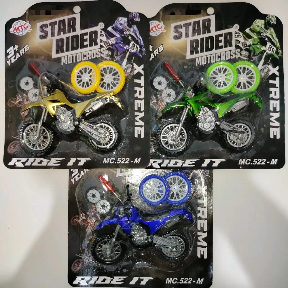 MAINAN MOTOR CROSS METALIK