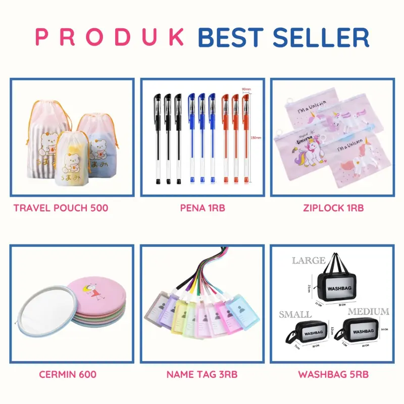 Market1688 Pouch Ziplock Organizer Transparan Doff Motif Bunga Daisy Zipper Bag Masker Transparan Karakter Little Chick Zip Lock Tempat Pensil Wadah Kosmetik Masker Serbaguna 3