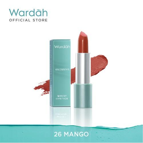 Wardah Exclusive Moist Lipstick - Warna Intense dengan Natural Moist dan Glossy Finish - Dilengkapi Vitamin E yang Melembabkan Bibir - Tekstur Halus 6