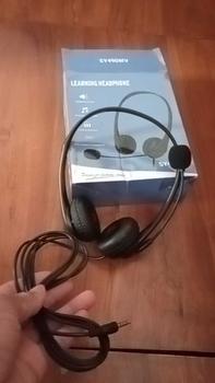 Product Review of Bonkyo Headphone stereo dengan mikrofon dan single jack 3.5mm Cocok untuk pembelajaran di kantor Bass Headset Subwoofer Earphone Handsfree Bluetooth from W**" 2