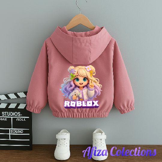 Jaket Anak Perempuan Bergambar Roblox Cantik Terbaru Bahan Premium Berkualitas Fashion Jaket Anak Perempuan Bergambar Roblox Cantik Terbaru Bahan Premium Berkualitas Fashion