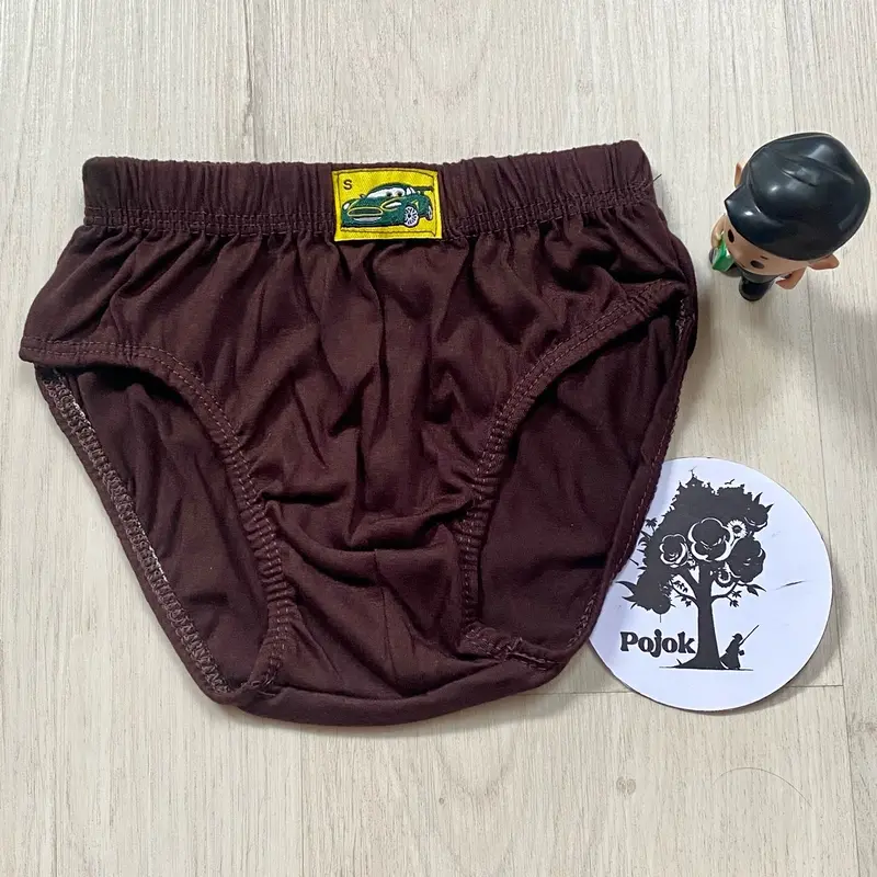 (6pc) CD anak laki-laki logo CAR // Celana dalam anak laki2 model polos bahan katun halus kualitas premium 4
