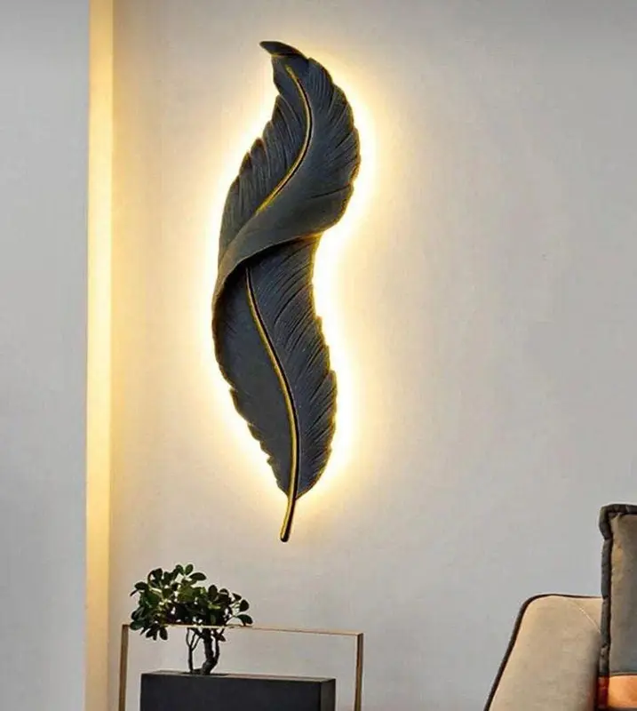 New Lampu Dinding Modern Minimalis Interior Hias LED Lamp Bulu 5692 Interior LAmp Classic MOdel Cocok Untuk Ruangan INdoor DAlam Rumah CAfe TAmu  KAmar Hotel KAntor Aula Lorong Altar Teras Rumah Kafe Bar Dapur Cafe Restorant Retoran 7