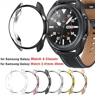 Watch Case for Samsung Galaxy Watch 3/4/5/6 40mm 44mm 41mm 45mm Screen Protector TPU All-Around Bumper Protective Cover for Watch 6 40mm44mm