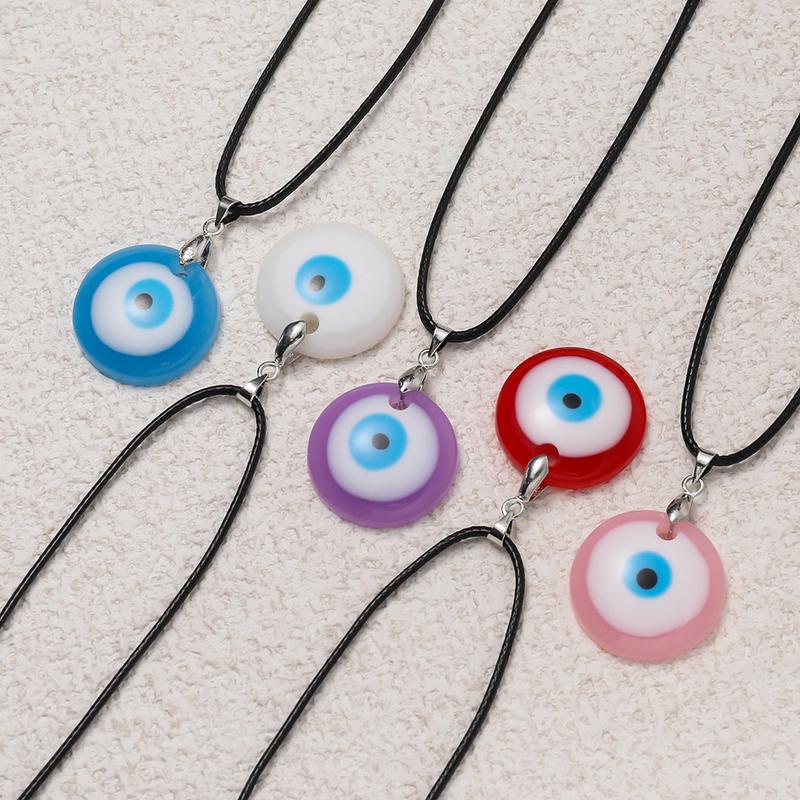 Vòng Cổ Thủ Công Có Thể Điều Chỉnh Mặt Dây Chuyền Mắt quỷ St.kunkka Phụ Kiện Thời Trang Thích Hợp Cho Cặp Đôi Quà Tặng Bạn Gái Và Quà Tặng Sinh Nhật 1 Cái
