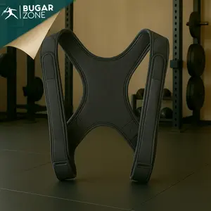 [ Bugar Zone ] Korektor Penegak Postur Punggung Tubuh Anti Bongkok Back Support For Adjust Strap High Quality Best Seller Spandeks Premium BACKPOSTUR