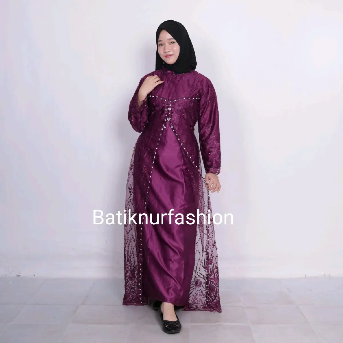 GAMIS MEWAH BK PINTU FULL BRUKAT //OOTD//BRIDESMAID//WARNA BURGUNDY//BAJU KONDANGAN //GAUN PESTA //BAJU KONDANGAN MURAH