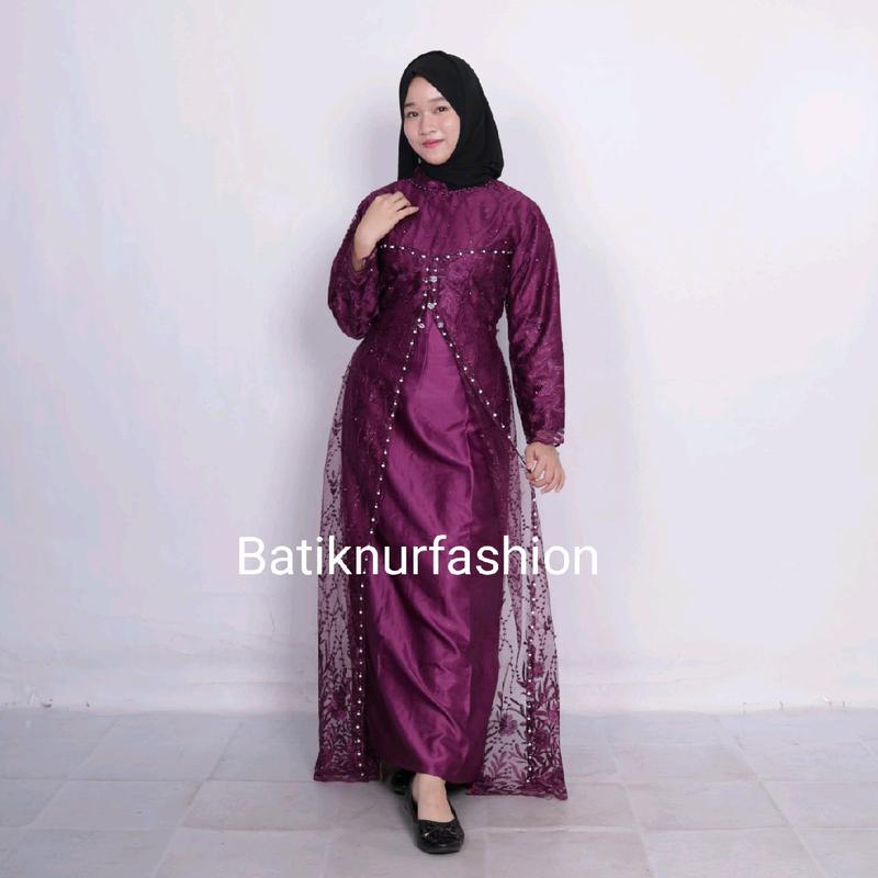 GAMIS MEWAH BK PINTU FULL BRUKAT //OOTD//BRIDESMAID//WARNA BURGUNDY//BAJU KONDANGAN //GAUN PESTA //BAJU KONDANGAN MURAH 1