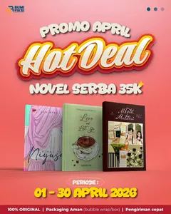 Promo Novel 35 Ribu APRIL HOTDEAL - Cloudbook x Rain x Bumi Fiksi X Loveable