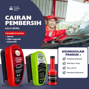 Alat Pembersih Jamur Kaca Efek Daun Talas Car Glass Oil Film Glossy Cleaning Remover Brush