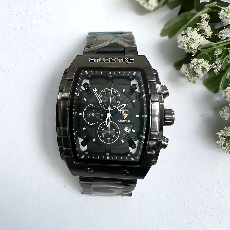 (LEOPARD A21) Jam Tangan LEOPARD Original Chrono  Sport Stanless Stell Water Resist A21 0