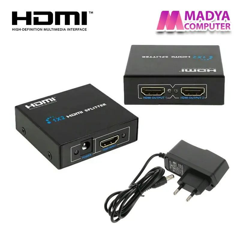 HDMI Splitter 2 Port - 1x2 HDMI Splitter Versi 1.4