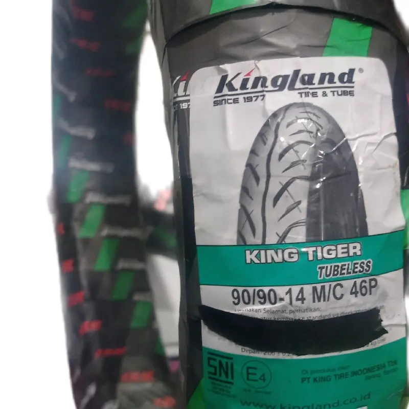 ban kingland 90/90-14 tubless, untuk ban belakang beat, vario, scooy, mio dll. 0