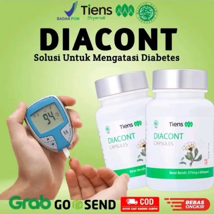 Kapsul Susu Labu China/Diacont untuk Diabetes