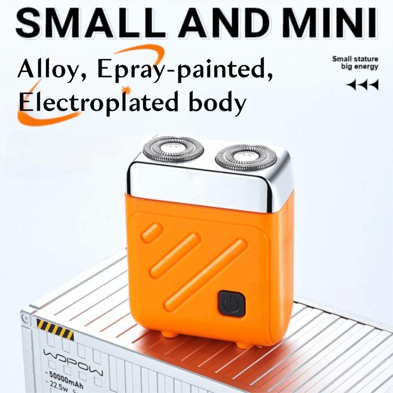 ZERANTA Mới Chống thấm nước Máy cạo râu mini Có thể sạc lại LOẠI-C Máy cạo râu xoay Nhẫn đôi Cạo khô ướt Máy cạo râu hai đầu