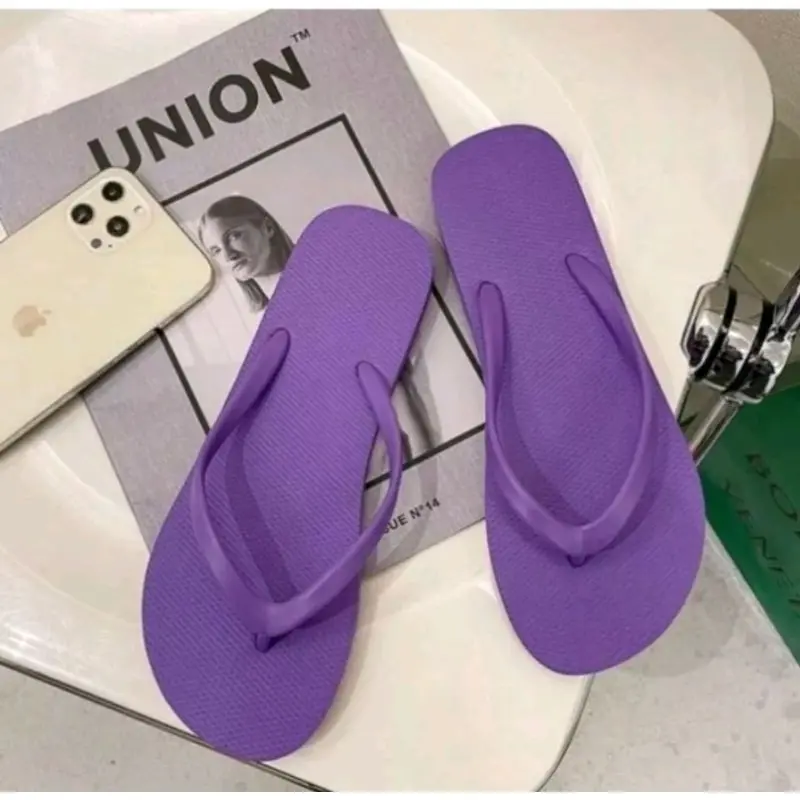 Sandal wanita terbaru terlaris sandal jepit jelly polos 8