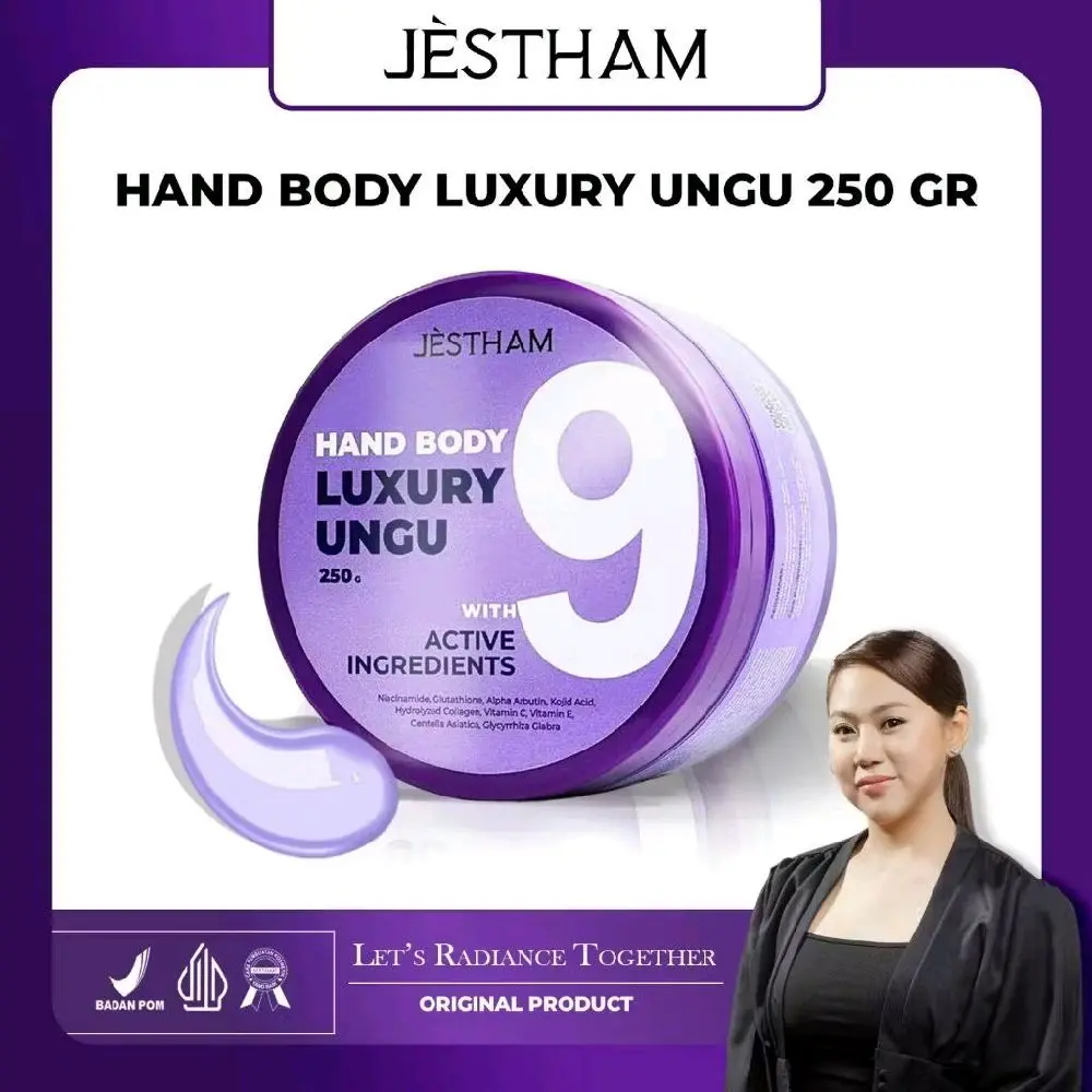 Jestham Hand Body Big Luxury Ungu 250ml