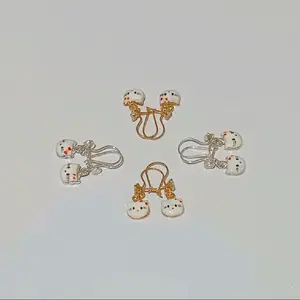 Anting Anak Juntai Hello Kitty Perak Asli Silver 925