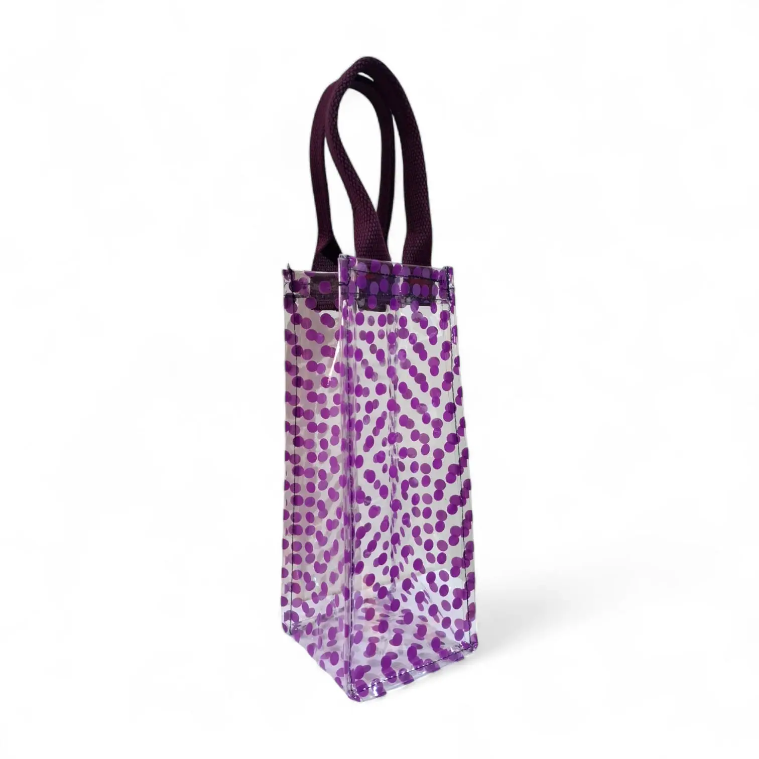 TAS MIKA BENING - Goodie bag Tumbler transparan motif polkadot - Tas botol air minum 1 liter dan 2 liter - Dompet Pouch Mika Bening