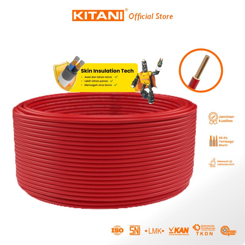 KITANI - NYA 1.5 mm² - 10 Meter -  Kabel Tembaga Kawat 1
