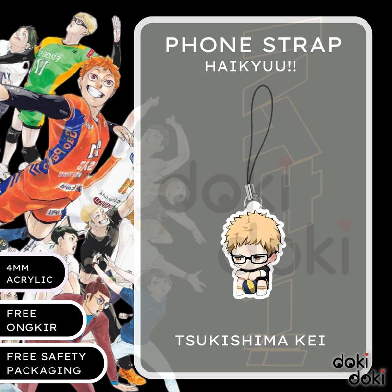 PHONE STRAP HP ANIME HAIKYUU!! HAIKYU!! 2 SISI 3