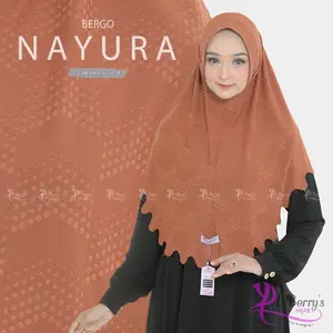 NAYURA hijab pad antem premium , bahan jersey embos jaguard best seller