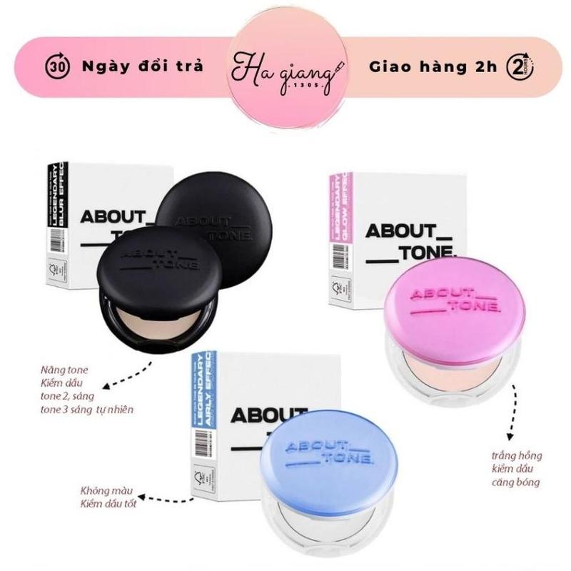 Phấn Phủ Nén Kiềm Dầu Che Phủ Tốt Mịn Da Eglips About Tone Powder Pact 9g