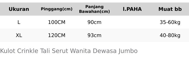 Product Introduction of CELANA KULOT CRINKLE  Airflow  JUMBO TALI SERUT PREMIUM TERBARU Nyaman 0