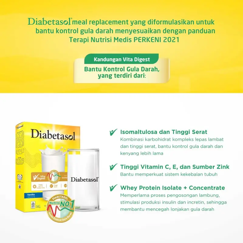 BUY 1 Diabetasol Chocolate 170g free Diabetasol Wafer 50g 2