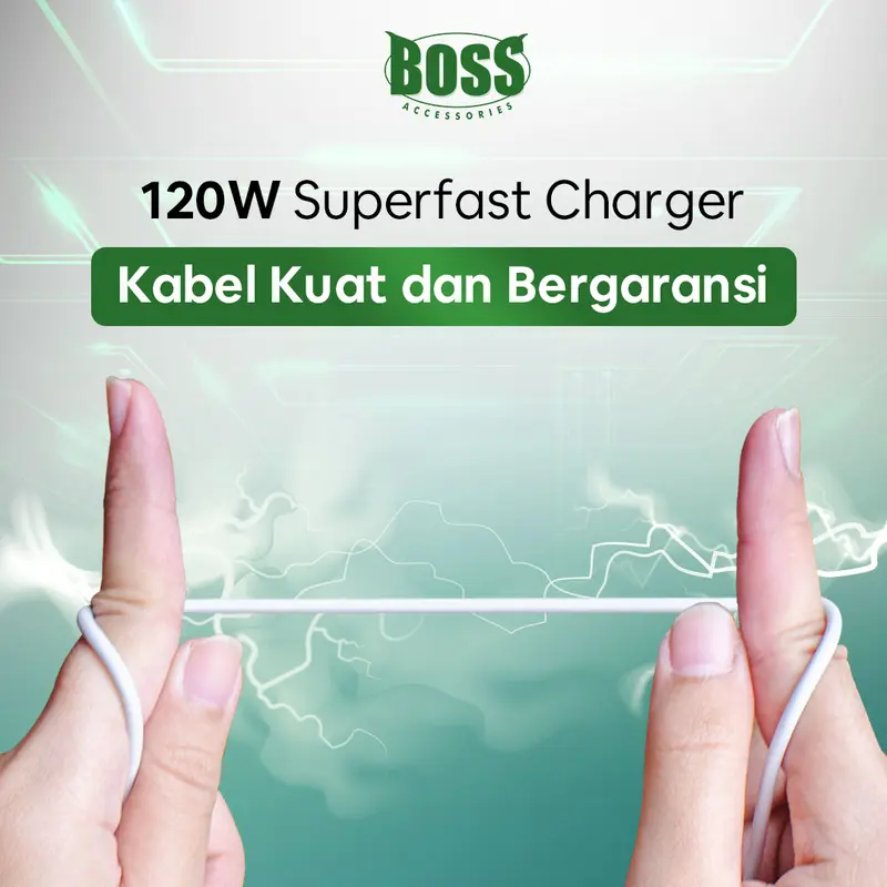 Migoz Charger Smartphone 120W Micro dan Type C Fully Compatible Fast Charger 2