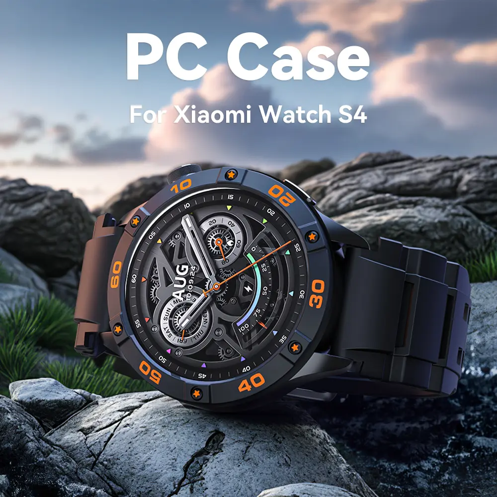 Vỏ Viền, Dành Cho Đồng Hồ Xiaomi S4, Chống Trầy Xước, Chống Sốc, Vỏ Bảo Vệ, Siêu Nhẹ, Vỏ PC Nhựa Sợi Cứng, Dễ Dàng Thay Thế, Phụ Kiện Đồng Hồ Thông Minh, Dành Cho Nam Và Nữ