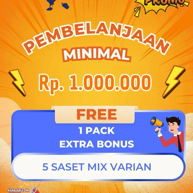 SAMBAL BETUTU ISI 5 SASET. MASA SIMPAN 1 TAHUN 2