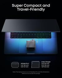 Gambar Anker Prime Charger 160W 3-Port Compact GaN USB C Charger Block, Smart Display and Touch Control, 140W Max Charging via Any Single Port for MacBook Pro/Air Laptop iPhone 17/16 Series - A2687 - 160W Gan Silver dari Anker Indonesia Kota Administrasi Jakarta Utara 3 Tokopedia