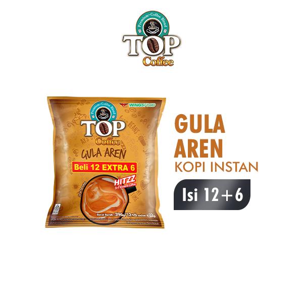 Gambar TOP Kopi Gula Aren Instan Bag 22gr isi 12+6 dari Wings Indonesia Kab. Bekasi Tokopedia