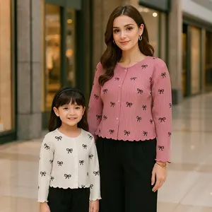 Cardigan Anak Perempuan  Premium Bahan Wafer Usia 2-12 Tahun