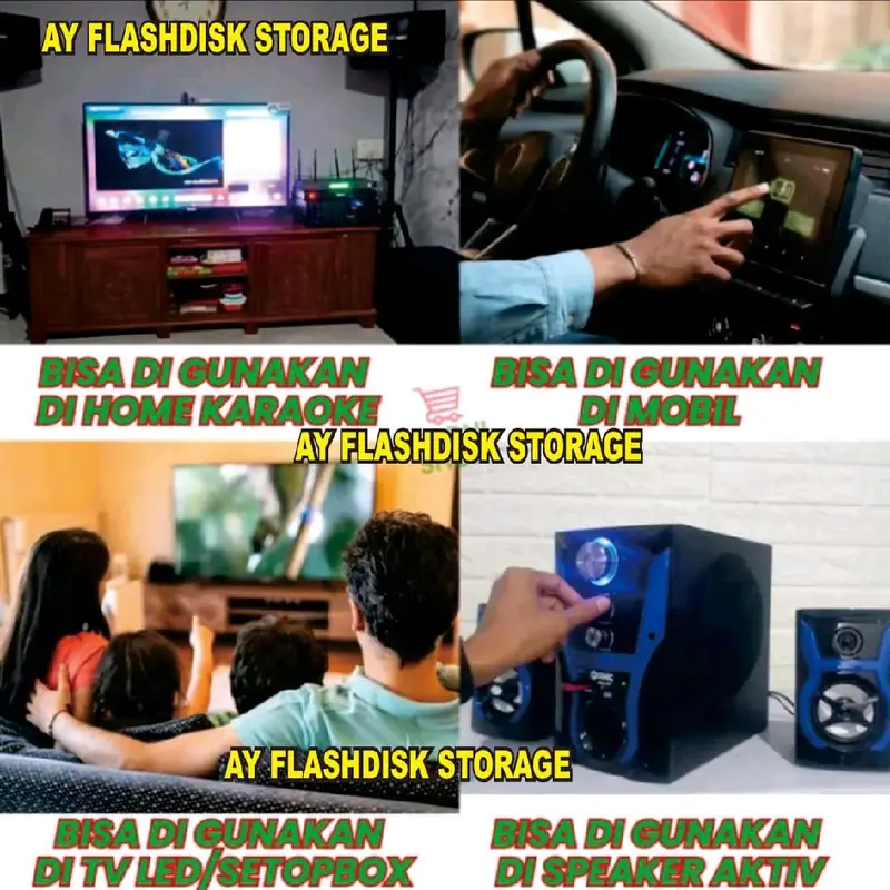 Flashdisk 8GB sudah terisi lagu lagu DJ favorit viral format mp4&mp3 Otg Storage 2