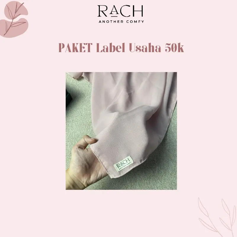RACH Label hijab khusus pembelian paket hijab 0