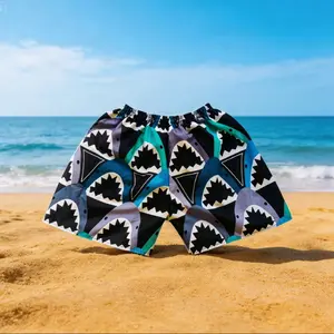 PROMO Celana Pendek Boxer Premium Motif Hiu Unisex Cocok Cewek dan Cowok All size Bahan Adem Dan Nyaman