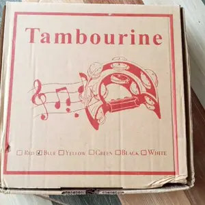 Alat Musik Tamborin Tambourine Double Ring Kecrekan Tambourine