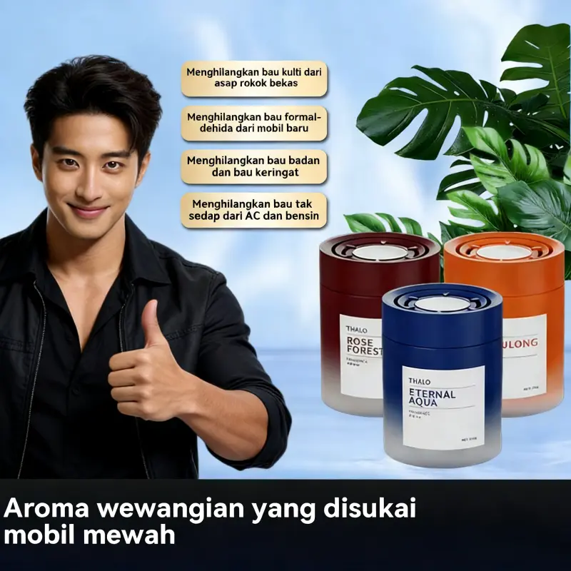 Gel Aroma Anti Bau Interior Mobil, Pewangi Kendaraan Dengan Daya Tahan Wangi Panjang, Bahan Ekstrak Tumbuhan Alami Tanpa Zat Berbahaya, Tidak Menyengat Hidung, Cocok Untuk Semua Tipe Kendaraan, Desain Elegan Minimalis Sebagai Aksesoris Mobil