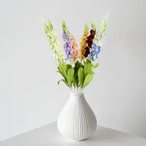 COD 1TANGKAI BUNGA SNAPDRAGON HYACINTH BENTUK OVAL 74CM HYACINTH GERIGI ARTIFICIAL 72CM ARTIFICIAL - TANAMAN HIAS PREMIUM COCOK UNTUK DEKORASI RUANG TAMU PERNIKAHAN - IMPORT TERMURAH PREMIUM